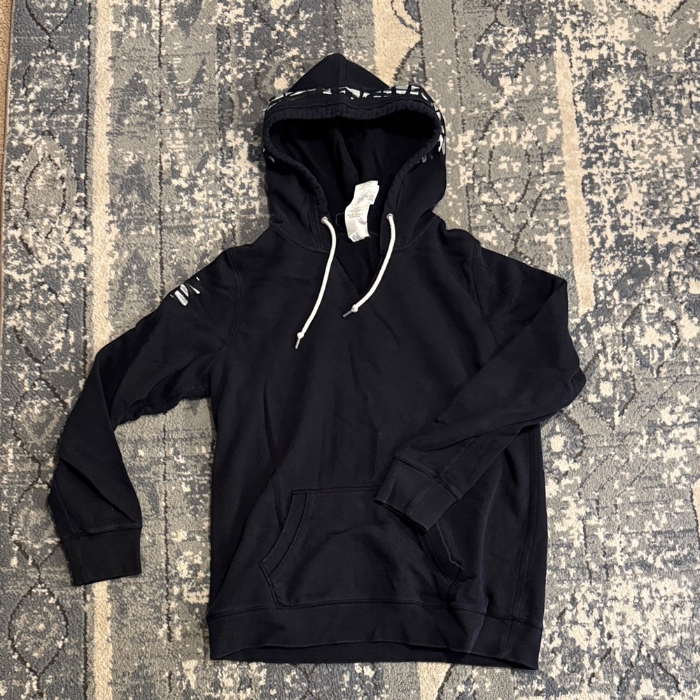 Under Armour Black Hoodie with White Accents